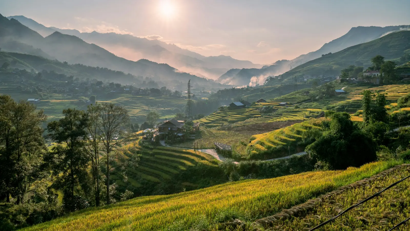 Ảnh minh họa mẫu web Núi Sương