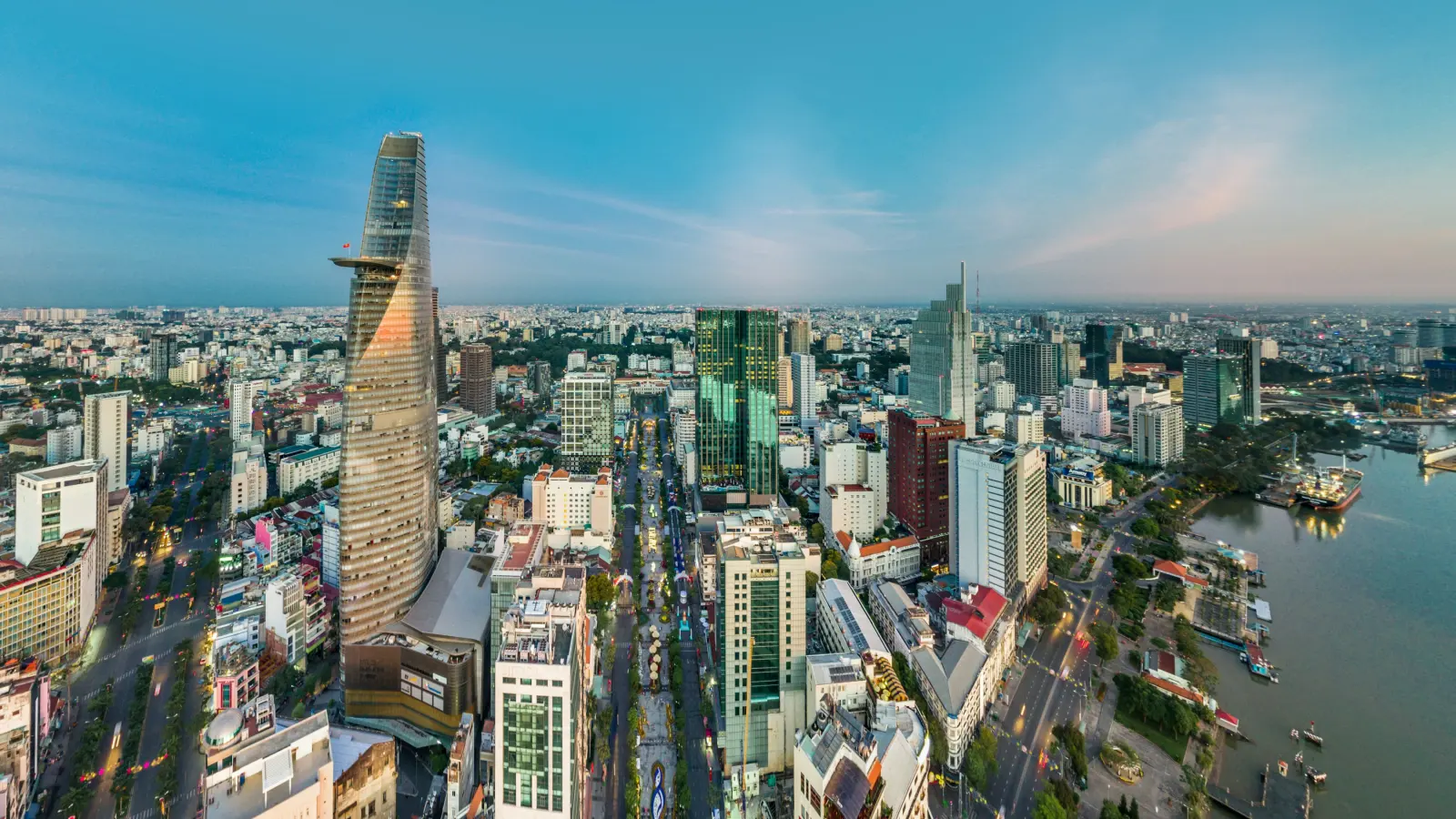 Ảnh minh họa mẫu web Phố Hiện Đại